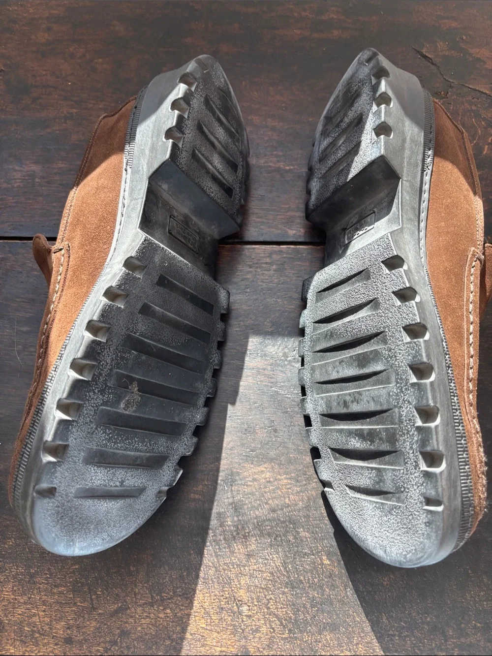 To Boot Brown Suede Moc Toe Slip-On Loafers